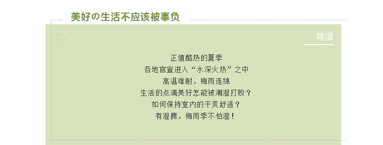 如何避免生活的樂趣被潮濕影響？