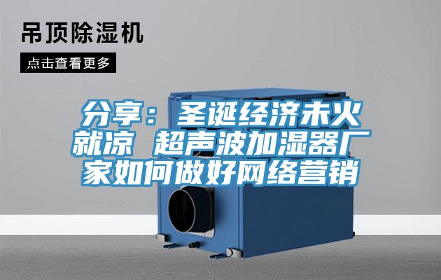 分享：聖誕經濟未火就涼 超聲波加濕器廠家如何做好網絡營銷