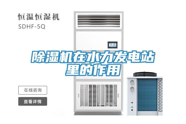 黄瓜视频在线播放在水力發電站裏的作用