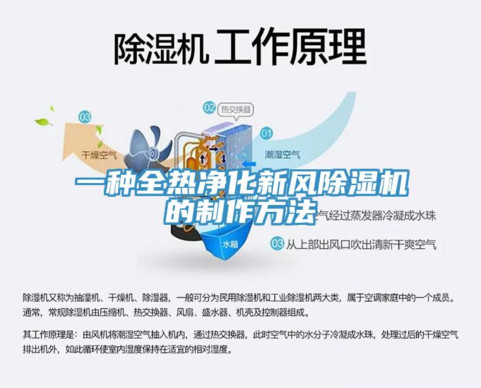 一種全熱淨化新風黄瓜视频在线播放的製作方法