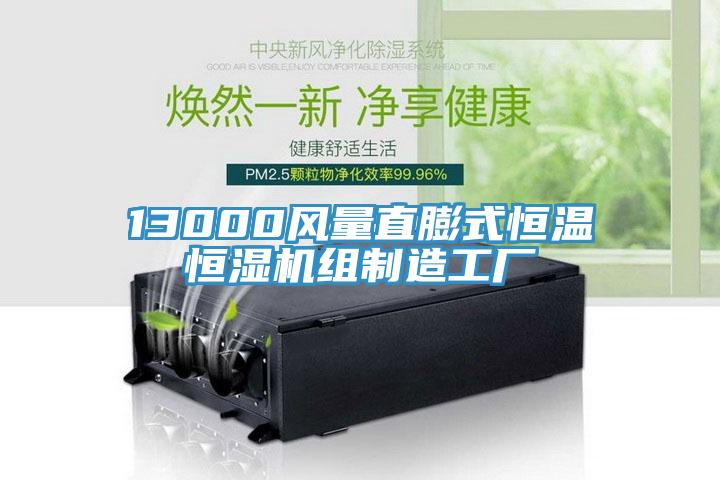 13000風量直膨式恒溫恒濕機組製造工廠