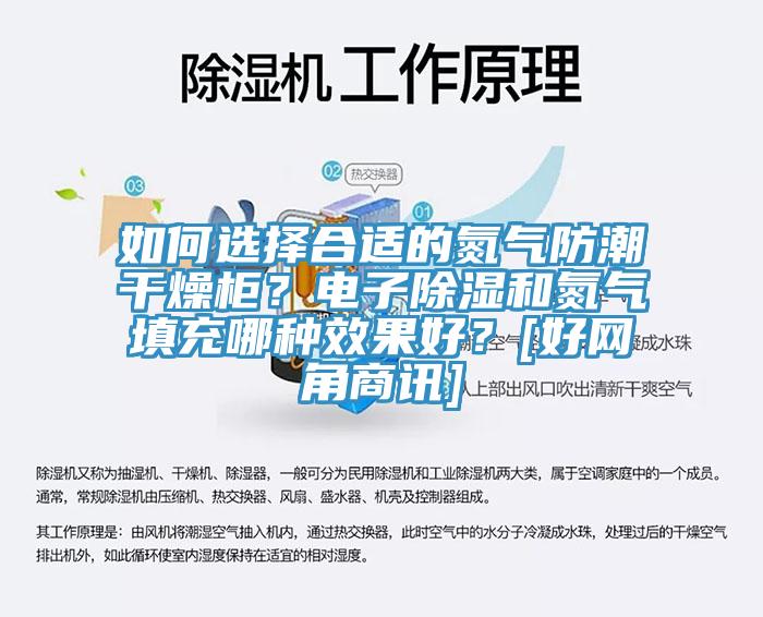 如何選擇合適的氮氣防潮幹燥櫃？電子除濕和氮氣填充哪種效果好？[好網角商訊]